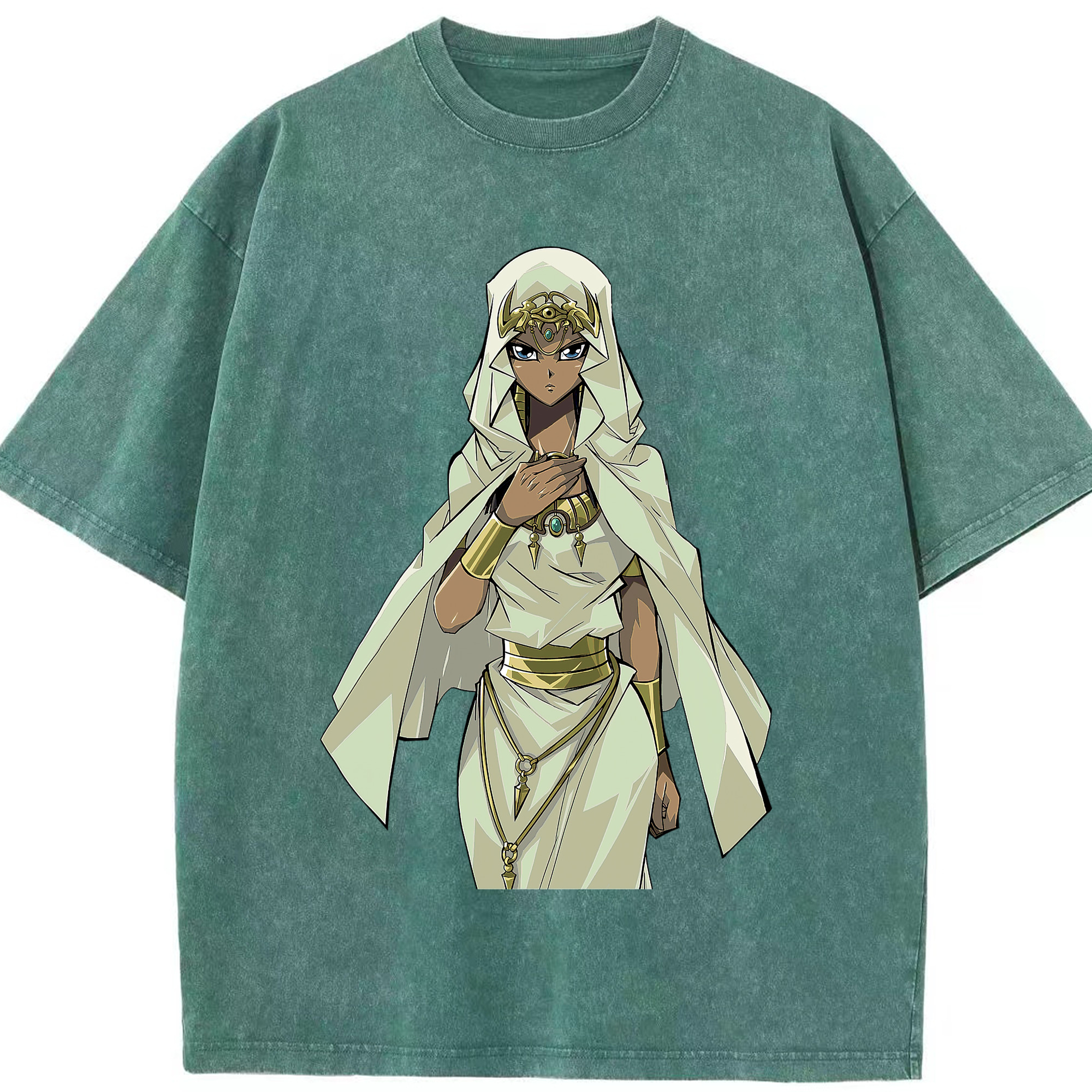 （画像用） 遊☆戯☆王 Yu-Gi-Oh! 綿100% ヴィンテージ風 半袖Tシャツ（フロントプリント）